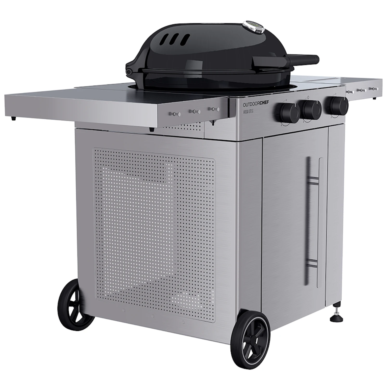 Outdoorchef Gaskugelgrill Arosa 570 G Premium Steel, Schwarz 2 Outdoorchef Gaskugelgrill Arosa 570 G Premium Steel, Schwarz – Bild 2