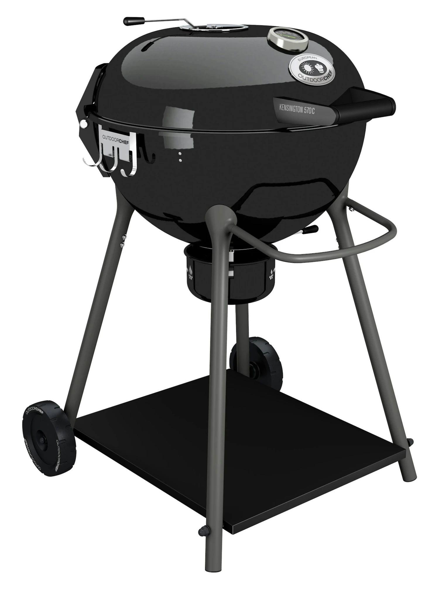 Outdoorchef Holzkohlegrill Kensington 570 C, Schwarz 1 Outdoorchef Holzkohlegrill Kensington 570 C, Schwarz