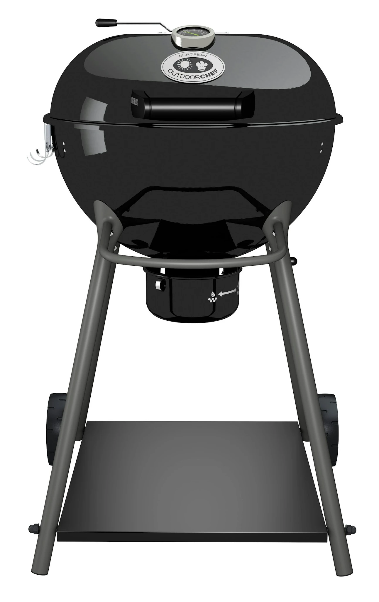 Outdoorchef Holzkohlegrill Kensington 570 C, Schwarz 2 Outdoorchef Holzkohlegrill Kensington 570 C, Schwarz – Bild 2