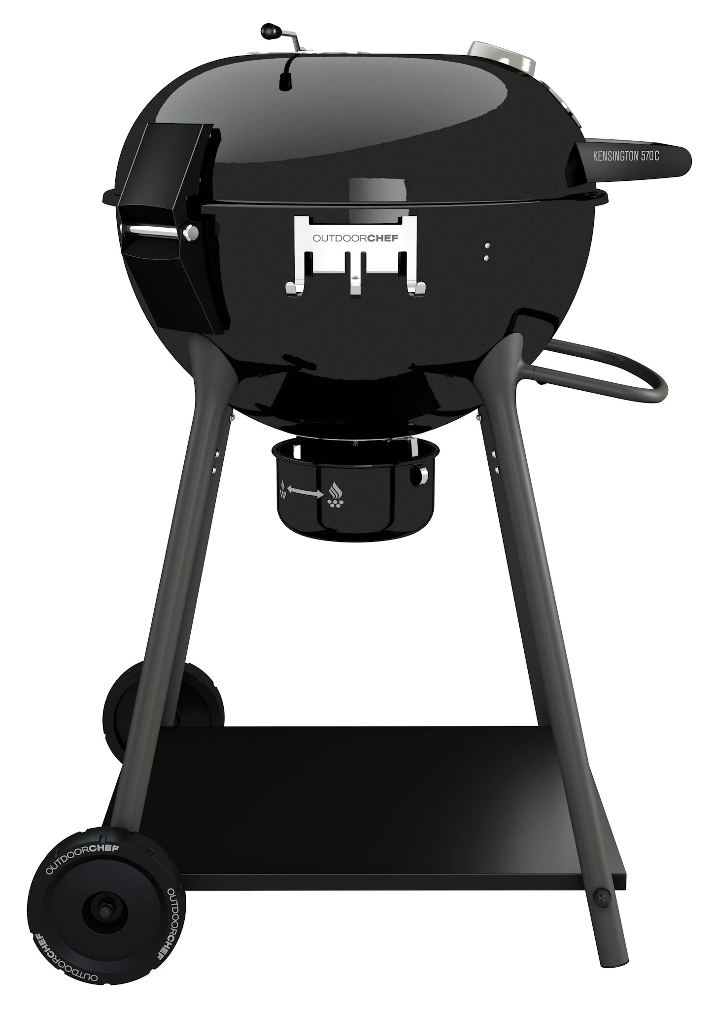 Outdoorchef Holzkohlegrill Kensington 570 C, Schwarz 3 Outdoorchef Holzkohlegrill Kensington 570 C, Schwarz – Bild 3