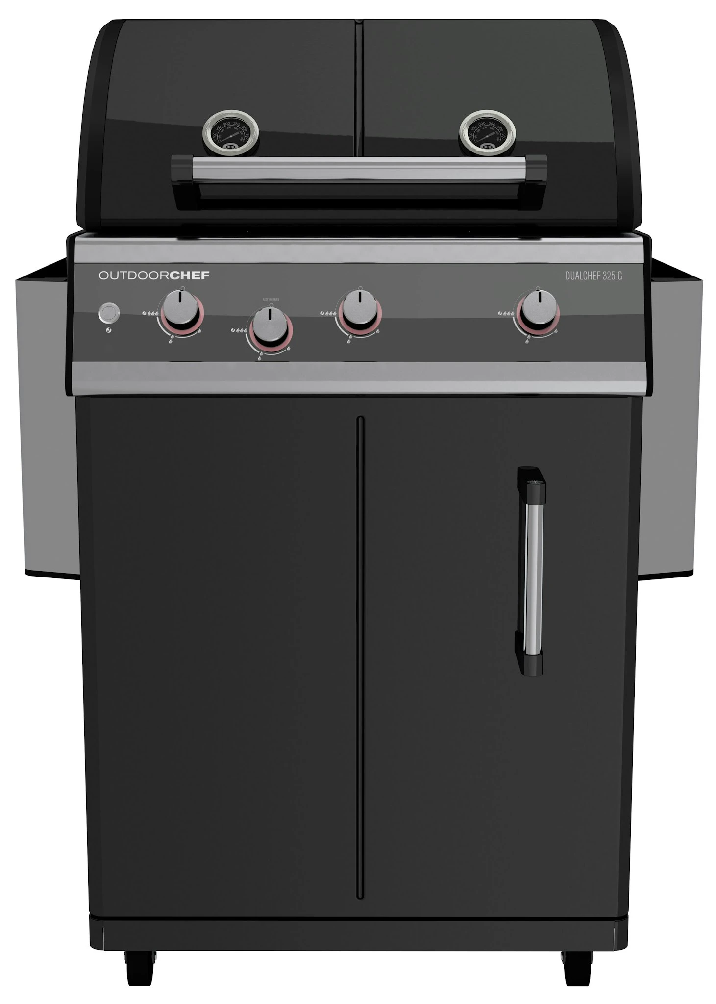 Outdoorchef Gasgrillstation Dualchef 325 G, Schwarz 2 Outdoorchef Gasgrillstation Dualchef 325 G, Schwarz – Bild 2