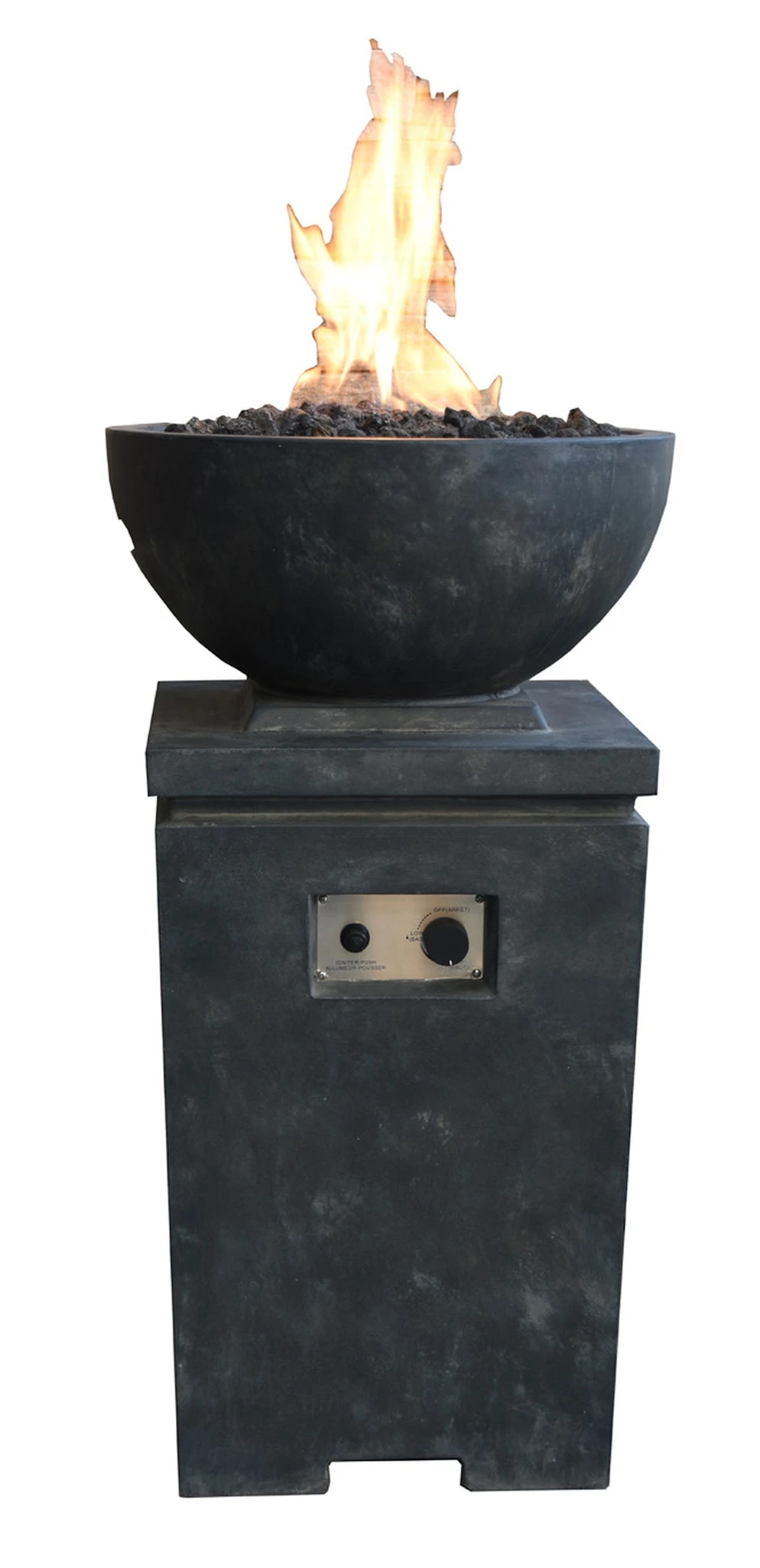 Gardenforma Gas Feuerstelle Kupe, Beton-Optik Dunkelgrau, Aus Faserbeton 5 Gardenforma Gas Feuerstelle Kupe, Beton-Optik Dunkelgrau, Aus Faserbeton – Bild 5