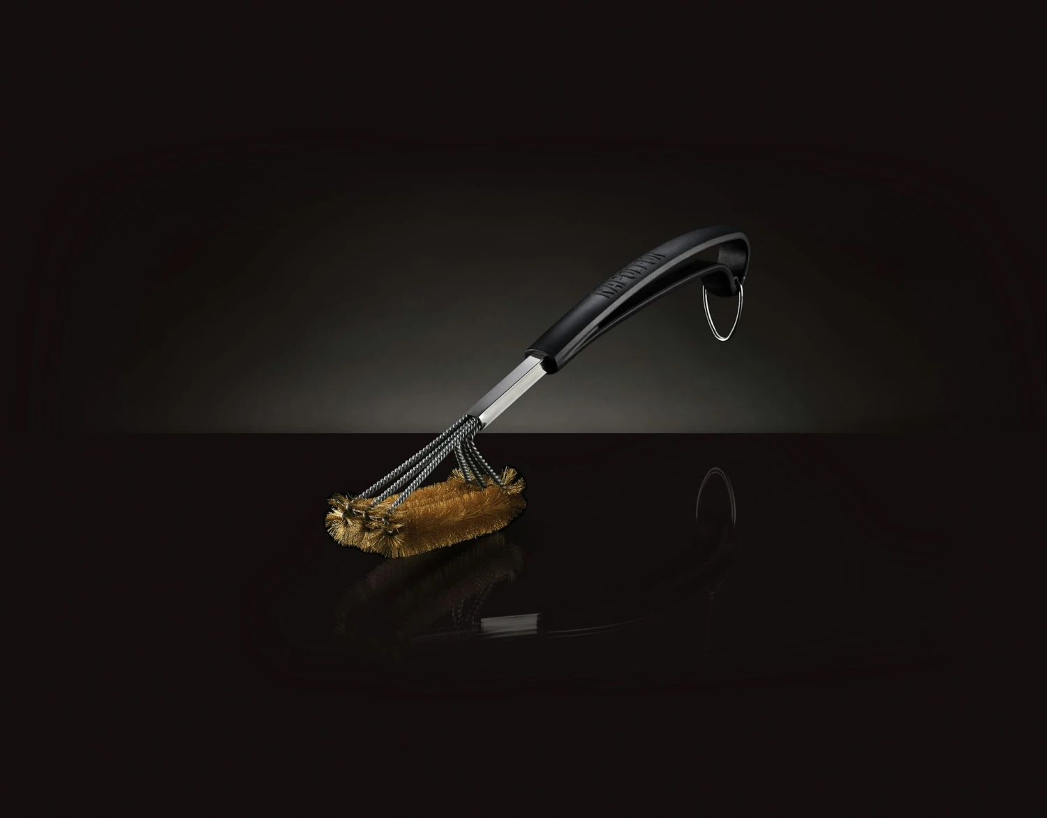 NAPOLEON Messing Grillbürste Dreireihig (62062) 2 NAPOLEON Messing Grillbürste Dreireihig (62062) – Bild 2