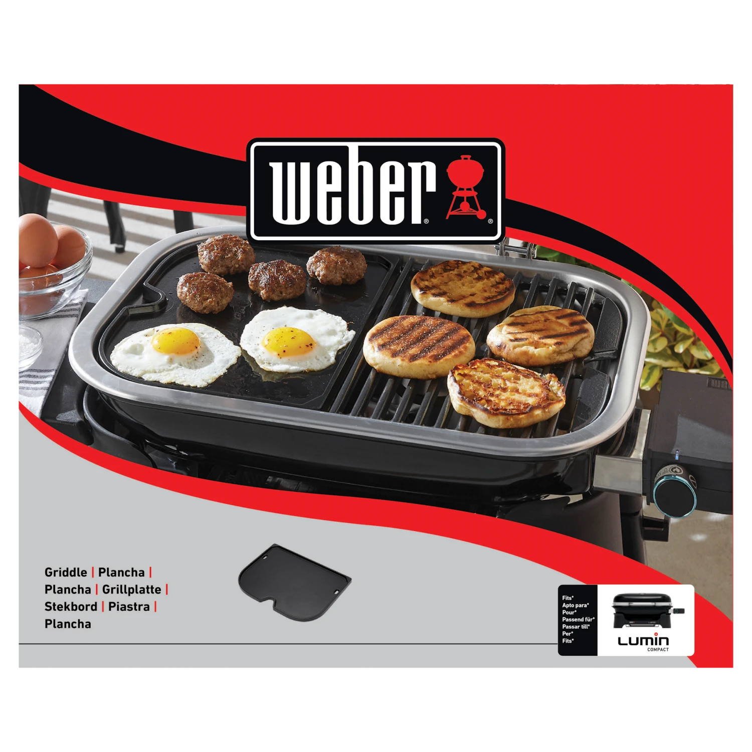 Weber Grillplatte - Für Lumin Compact (6611) 4 Weber Grillplatte - Für Lumin Compact (6611) – Bild 4