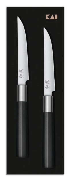 KAI Wasabi Black Sets Steakmesser-Set (2 Stk. 6711S)