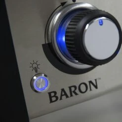 Broil King Baron 490 Inkl. Abdeckhaube & Gussplatte -Weber Verkäufe 875282 BARON490 CONTROL LIGHTS 01