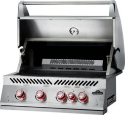 NAPOLEON 700-Series 32", Edelstahl, Einbau, Inkl. Drehspieß -Weber Verkäufe BIG32RB Grillhead Ang Open KnobsOn 1