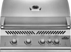 NAPOLEON 700-Series 32", Edelstahl, Einbau, Inkl. Drehspieß -Weber Verkäufe BIG32RB Grillhead Str Closed KnobsOff 1