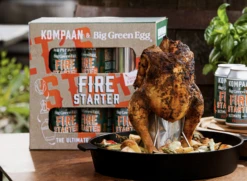 Big Green Egg X Kompaan Beer Can Chicken FIRE STARTER - Limited Edition -Weber Verkäufe Kompaan BGE 3