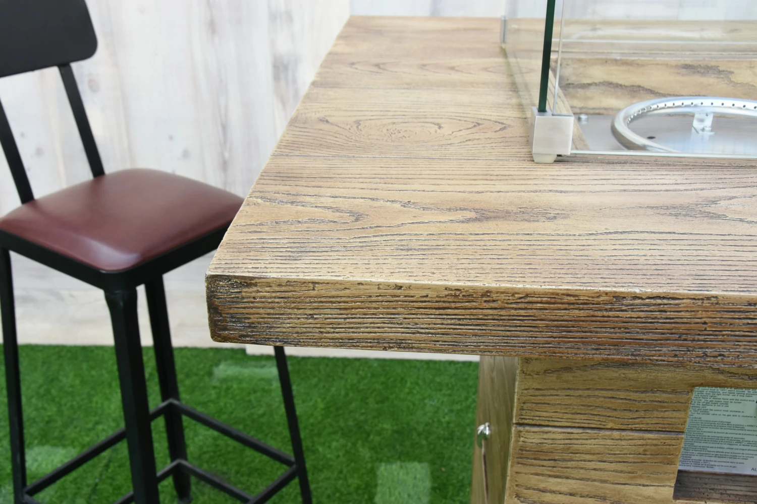 Gardenforma Gas Feuerstelle Rova Bar In Holzoptik 5 Gardenforma Gas Feuerstelle Rova Bar In Holzoptik – Bild 5