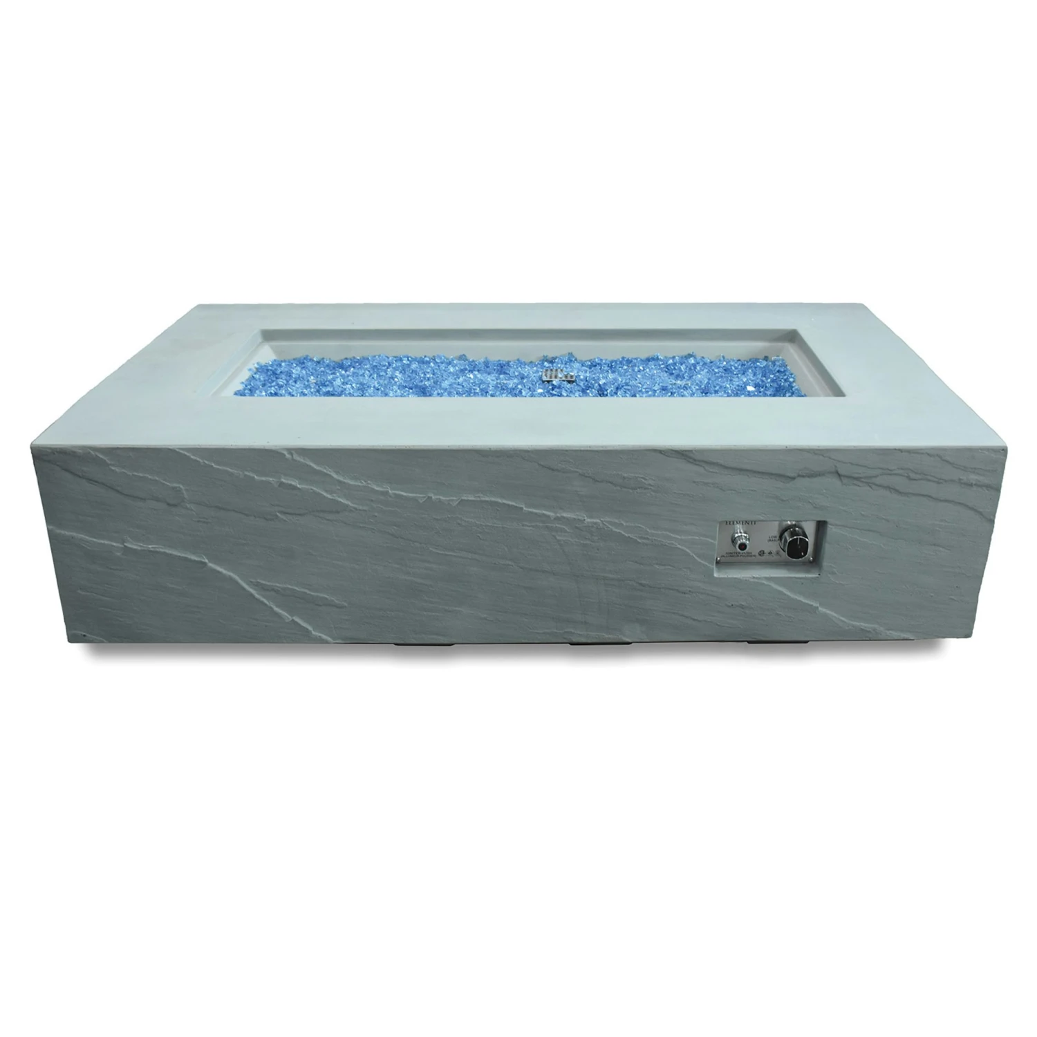 Gas Feuerstelle Colorado Sandstein-Optik Grau 2 Gas Feuerstelle Colorado Sandstein-Optik Grau – Bild 2