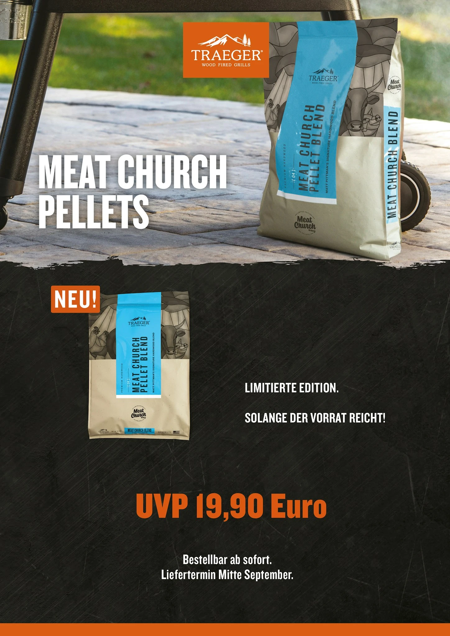 Traeger Hartholz Pellets Meat Church Blend 8kg Beutel 2 Traeger Hartholz Pellets Meat Church Blend 8kg Beutel – Bild 2