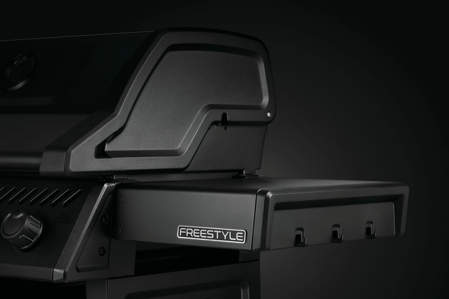 NAPOLEON Phantom Freestyle 425, Mit Edelstahl Rosten Und Tür, Mattschwarz 7 NAPOLEON Phantom Freestyle 425, Mit Edelstahl Rosten Und Tür, Mattschwarz – Bild 7