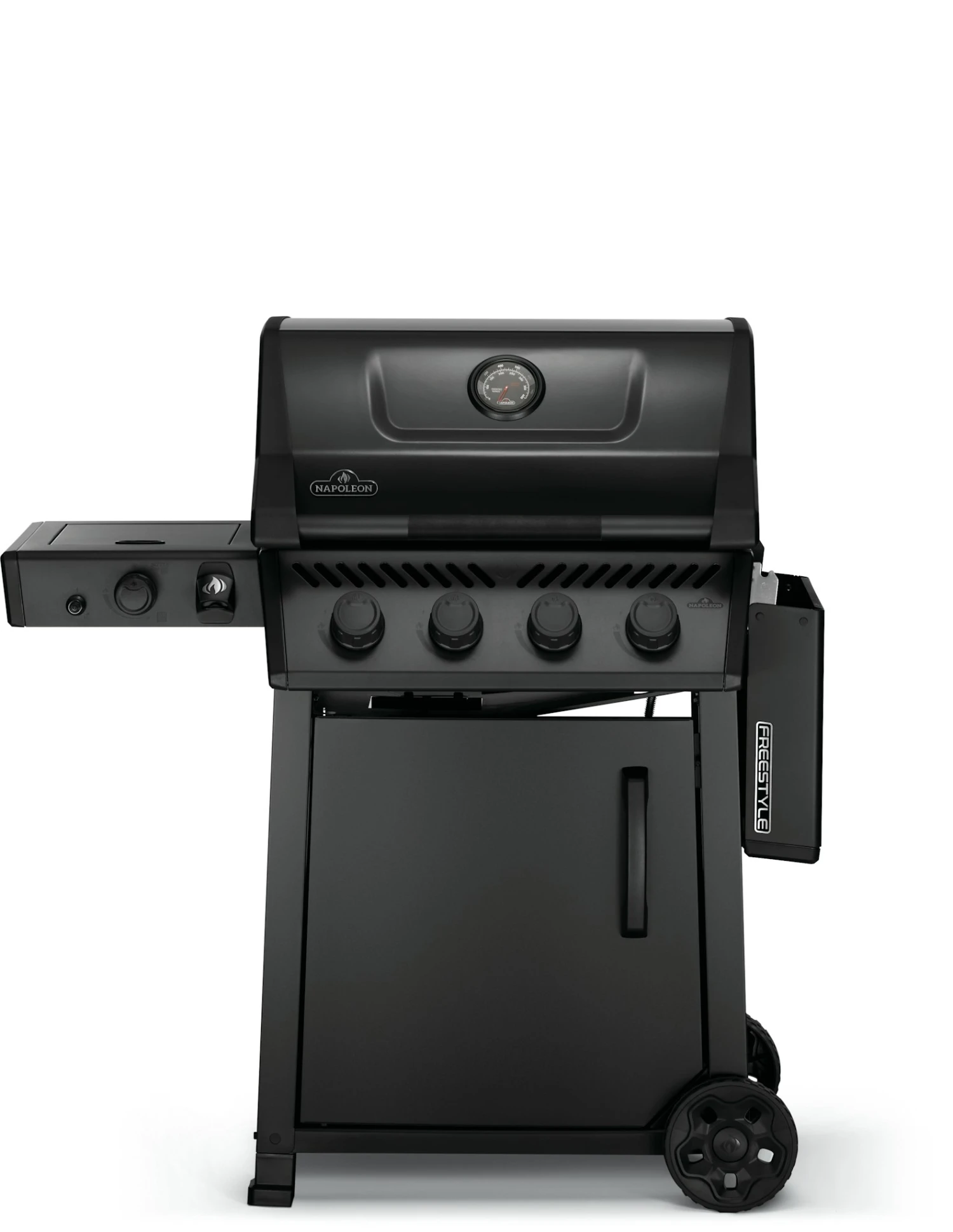 NAPOLEON Phantom Freestyle 425, Mit Edelstahl Rosten Und Tür, Mattschwarz 2 NAPOLEON Phantom Freestyle 425, Mit Edelstahl Rosten Und Tür, Mattschwarz – Bild 2