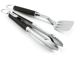 Weber Style Special BBQ Set (2-teilig) - Grau/Warm Grey (17282) -Weber Verkäufe Weber Grillbesteck Kompakt 2 teilig Edelstahl schwarz