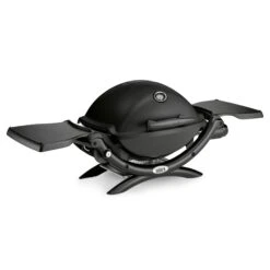 Weber Q 1200 Gas Grill Schwarz Mit Hitzeschild & Bratenrost -Weber Verkäufe Weber Q 1200 Schwarz Black Line 1