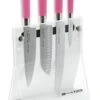 F. DICK Acryl-Messerblock 4 Knives Pink Spirit 4-teilig