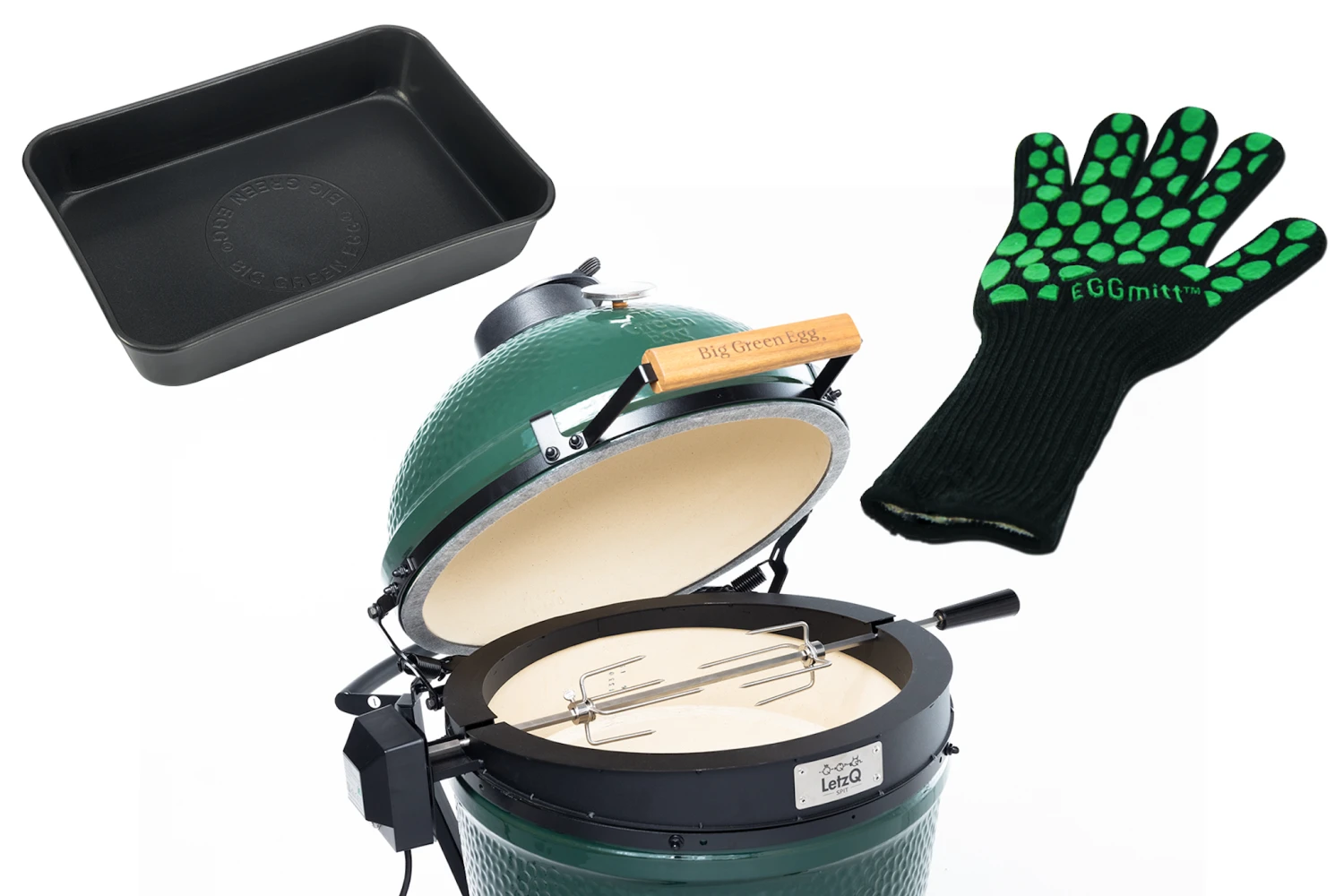 Big Green Egg Rotisserie Set Large 1 Big Green Egg Rotisserie Set Large