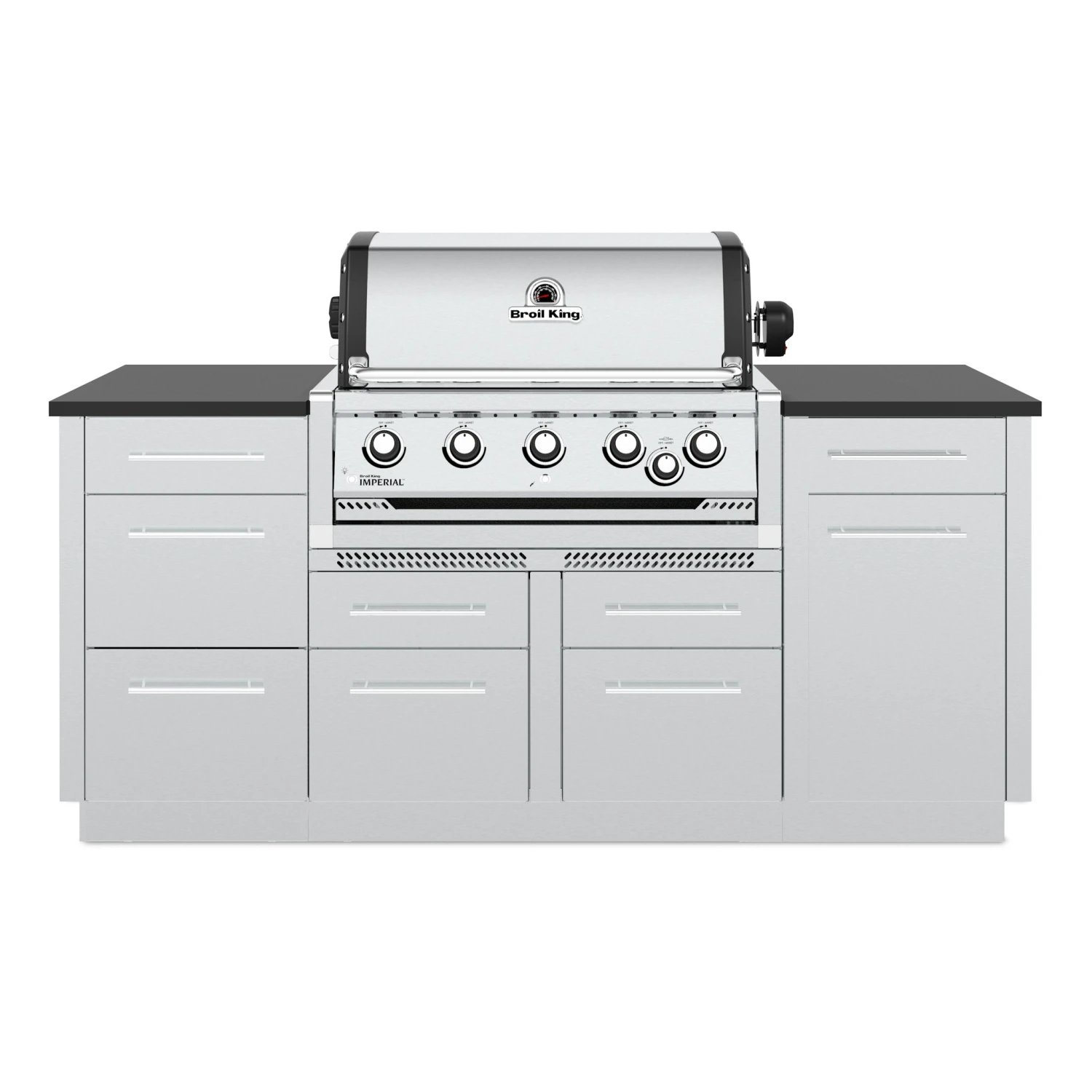 Broil King Imperial S 570 Built-In Einbaugrill Inkl. Grillbesteck, Gussplatte & Wokeinsatz 8 Broil King Imperial S 570 Built-In Einbaugrill Inkl. Grillbesteck, Gussplatte & Wokeinsatz – Bild 8