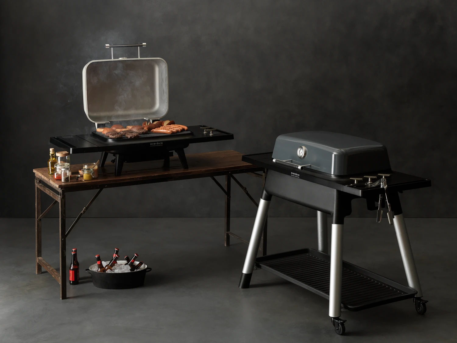 Everdure FORCE Gasgrill Orange Mit Zwei Brennern 2 Everdure FORCE Gasgrill Orange Mit Zwei Brennern – Bild 2