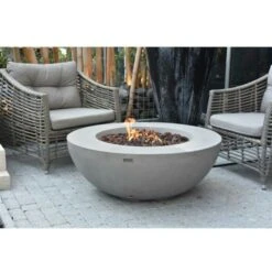 Gardenforma Gas Feuerstelle Ätna In Grauer Betonoptik -Weber Verkäufe feuerstelle aetna beton optik grau 4