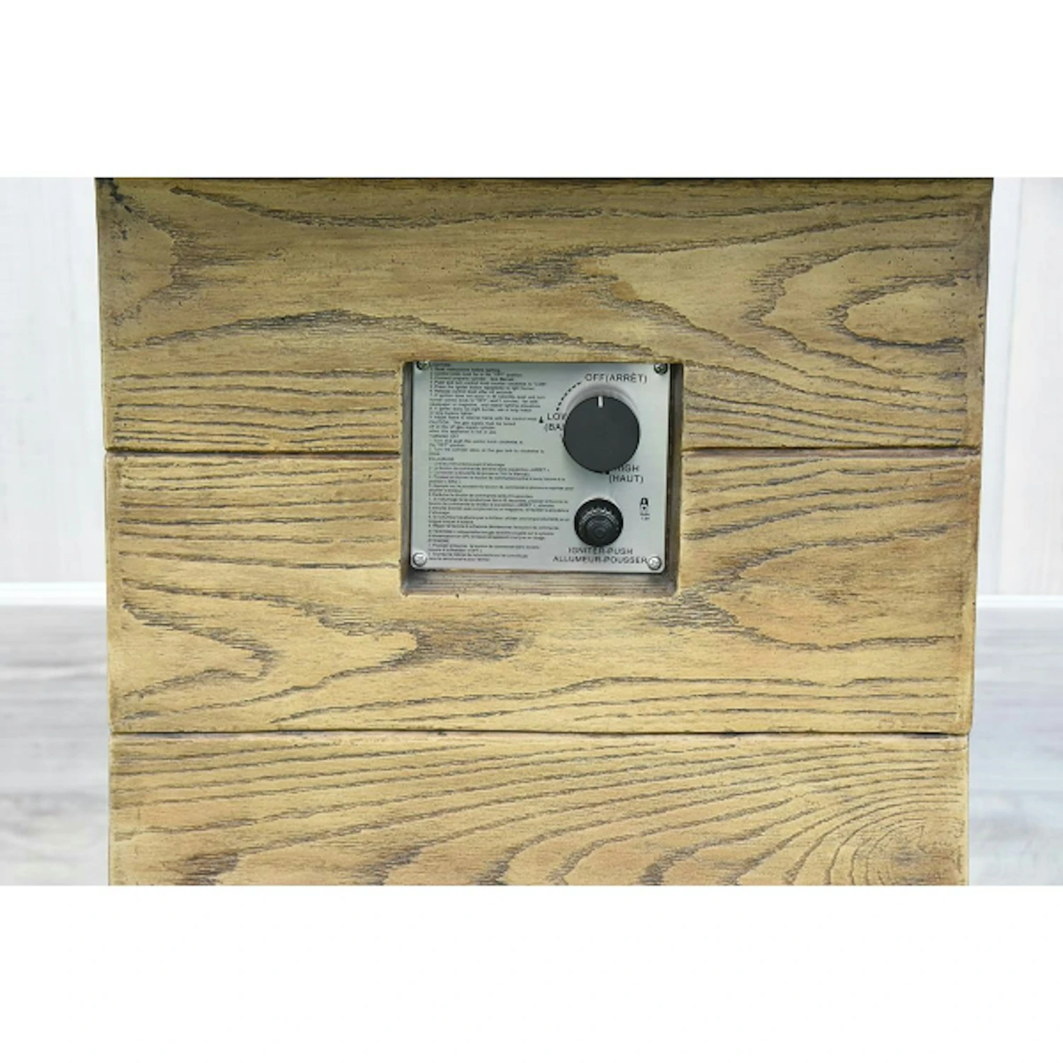 Gardenforma Gas Feuerstelle Rova Bar In Holzoptik 7 Gardenforma Gas Feuerstelle Rova Bar In Holzoptik – Bild 7