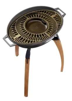 IGNIUM Taran Holzkohle Grill Celtic -Weber Verkäufe ignium grill freisteller total gross seitlich oben gitter pfanne 01 2