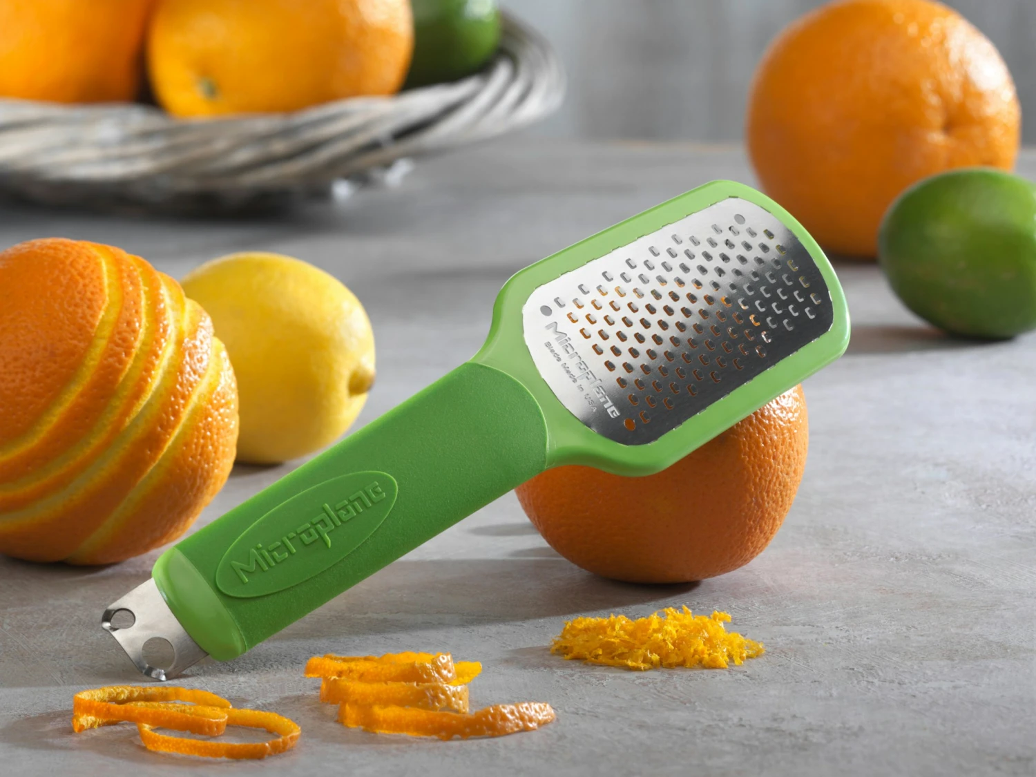 Microplane Multi Zitrusreibe Grün/Grün 2 Microplane Multi Zitrusreibe Grün/Grün – Bild 2