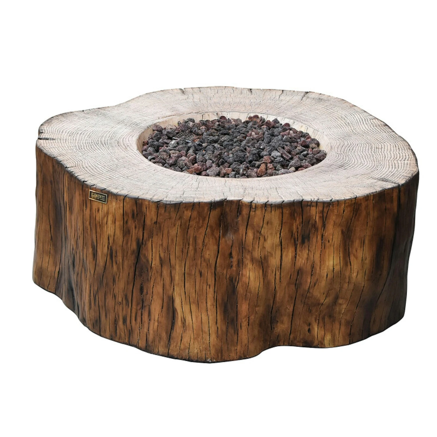 Gas Feuerstelle Manchester Aus Faserbeton In Baumstammoptik, Redwood 2 Gas Feuerstelle Manchester Aus Faserbeton In Baumstammoptik, Redwood – Bild 2