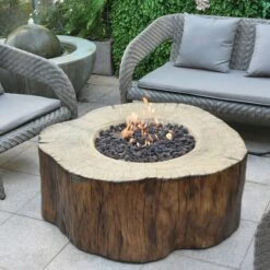 Gardenforma Sitzgruppen -Set: Gas Feuerstelle Manchester Aus Faserbeton In Baumstammoptik, Redwood & 4x Hocker 10 Gardenforma Sitzgruppen -Set: Gas Feuerstelle Manchester Aus Faserbeton In Baumstammoptik, Redwood & 4x Hocker -Weber Verkäufe ofg145rw gas feuerstelle manchester aus faserbeton in baumstammoptik redwood 3