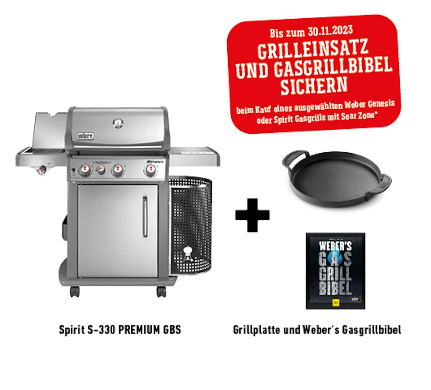 Weber Spirit S-330 Premium GBS, Edelstahl 1 Weber Spirit S-330 Premium GBS, Edelstahl